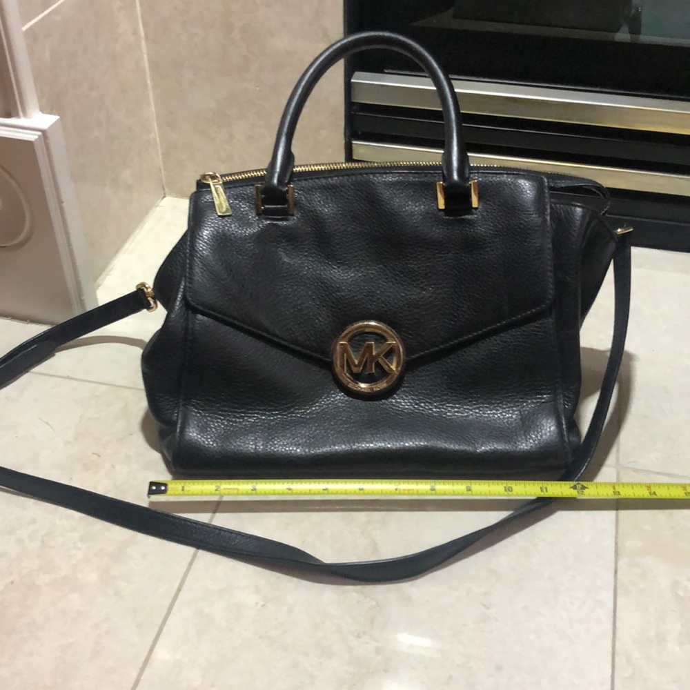 Michael Kors Black Leather Purse